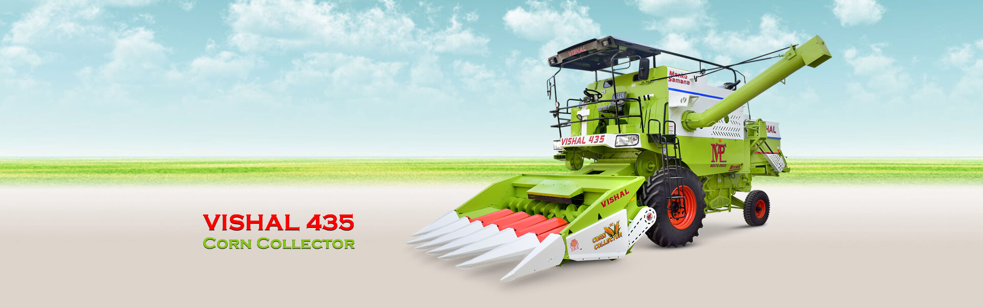 VISHAL 435 - Corn Collector - Maize Special Combine Harvester